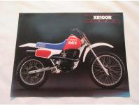 Image of Brochure XR100R 87